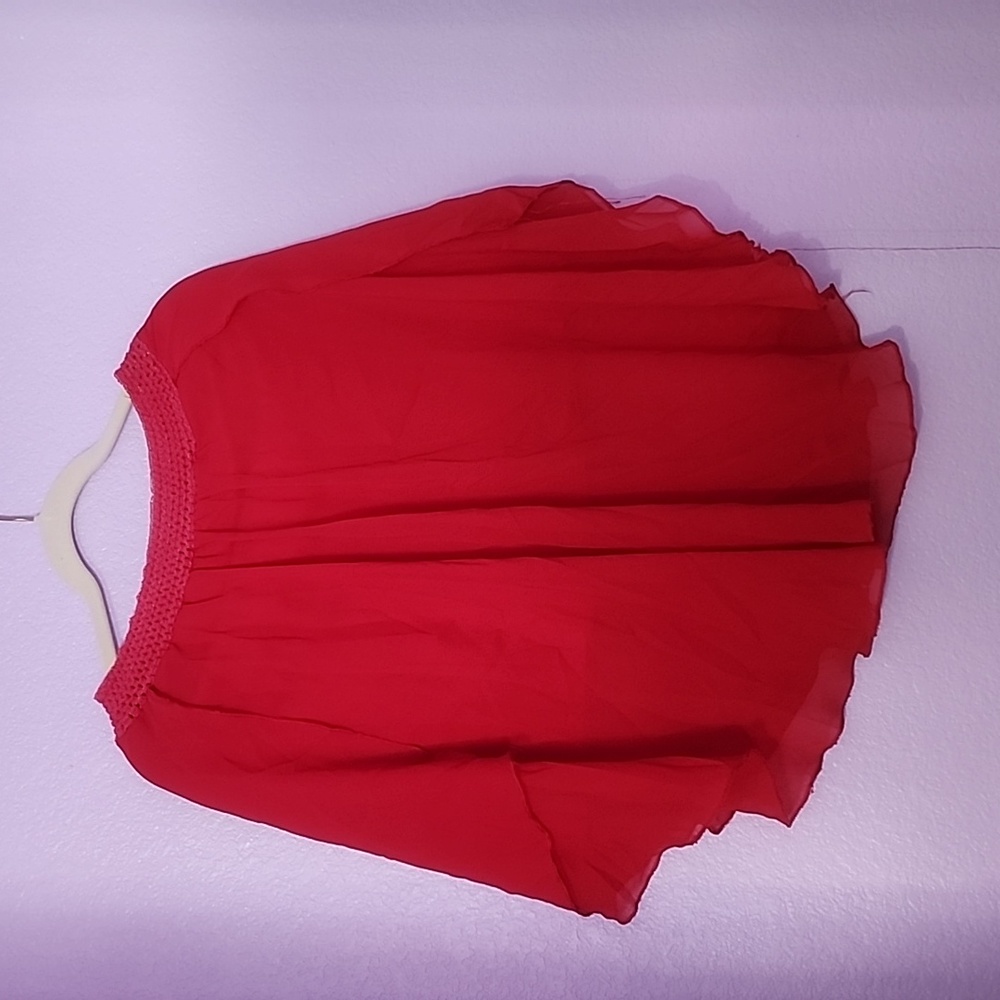 Red Lined Skirt